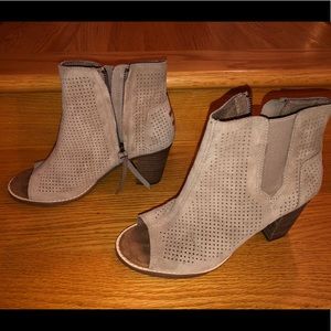 Brown/Taupe TOMS Majorca Peeptoe